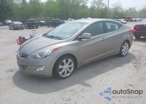 2013 Hyundai Elantra Limited from USA, damaged, VIN 5NPDH4AE6DH452457